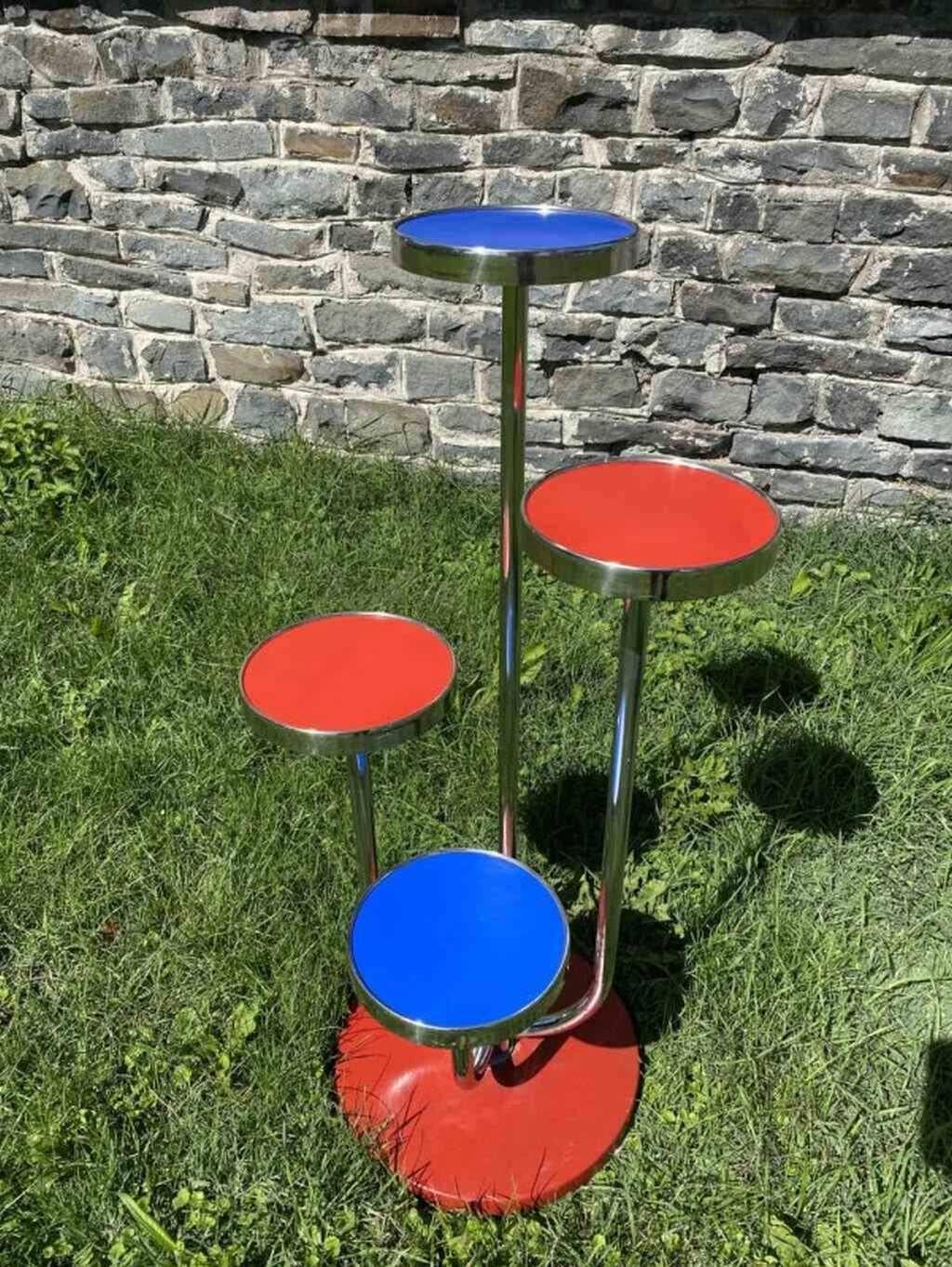 Mid-century design flower stand table H-54 by Jindřich Halabala for Hynek Gottwald