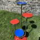 Mid-century design flower stand table H-54 by Jindřich Halabala for Hynek Gottwald