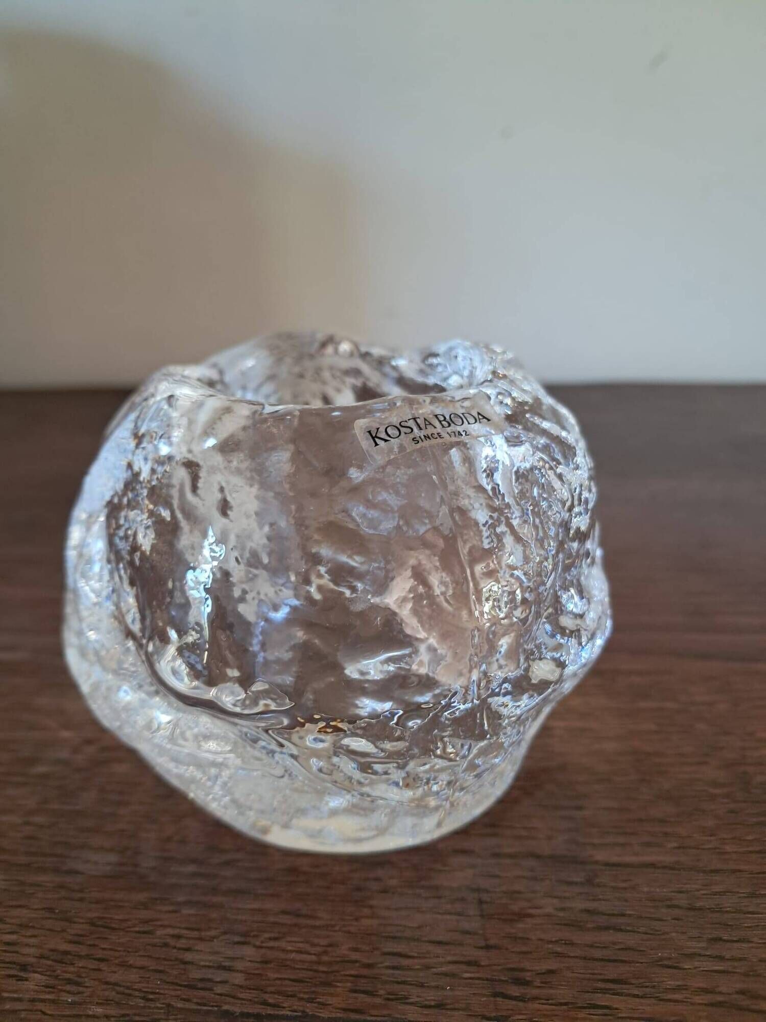 Photophore / Vintage candlestick Kosta Boda - Swedish art glass