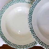 6 soup plates from Digoin Sarreguemines