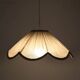 Suspension in a solid floral shape Françoise "classic beige"