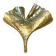 Contemporary Italian Brass Leaf Wall Sconce by Simoeng