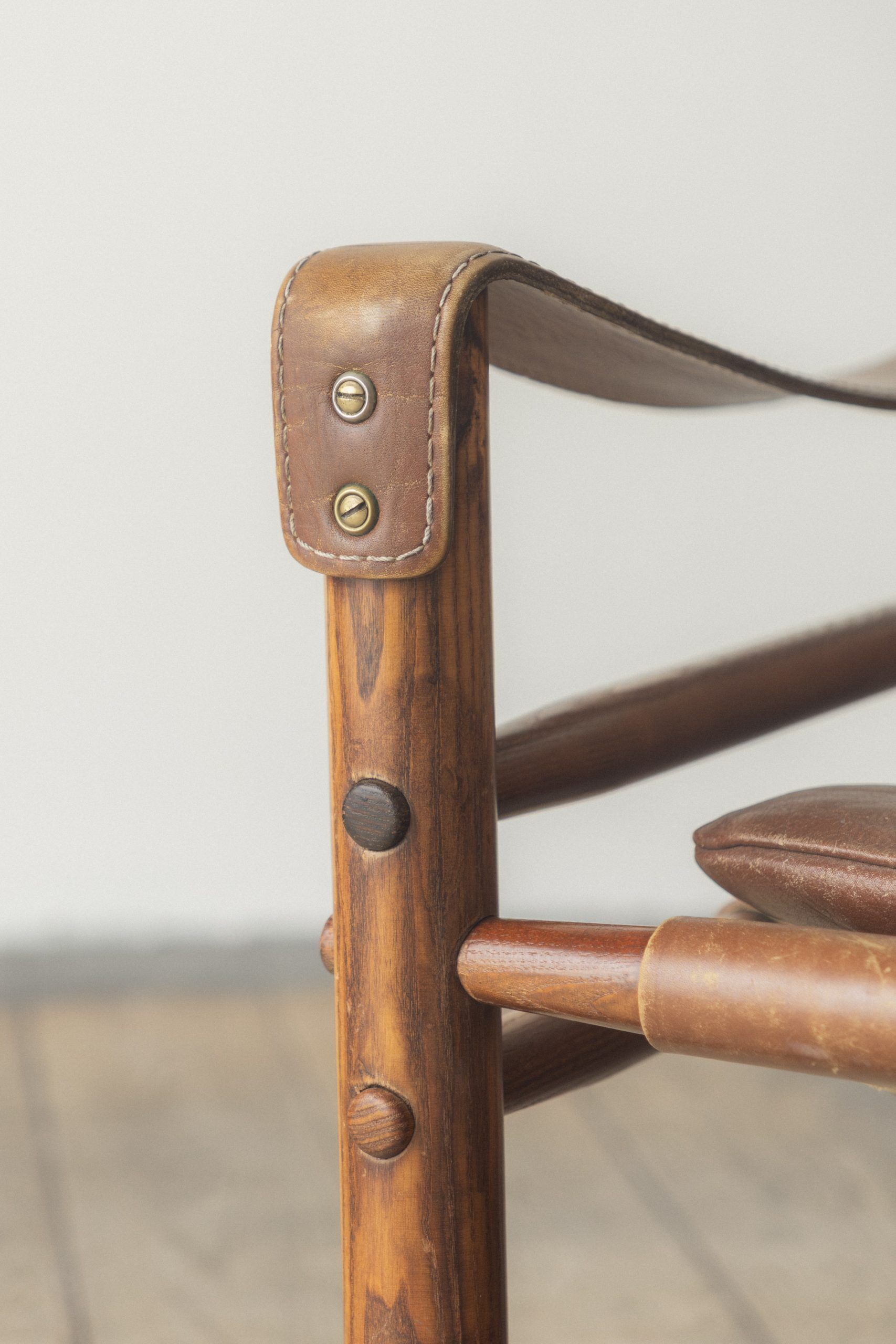 Fauteuil Sirocco en palissandre d'Arne Norell