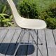 Eames cream shell chair Herman Miller