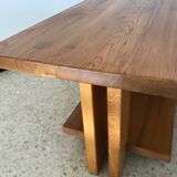 Solid elm coffee table from the 80s