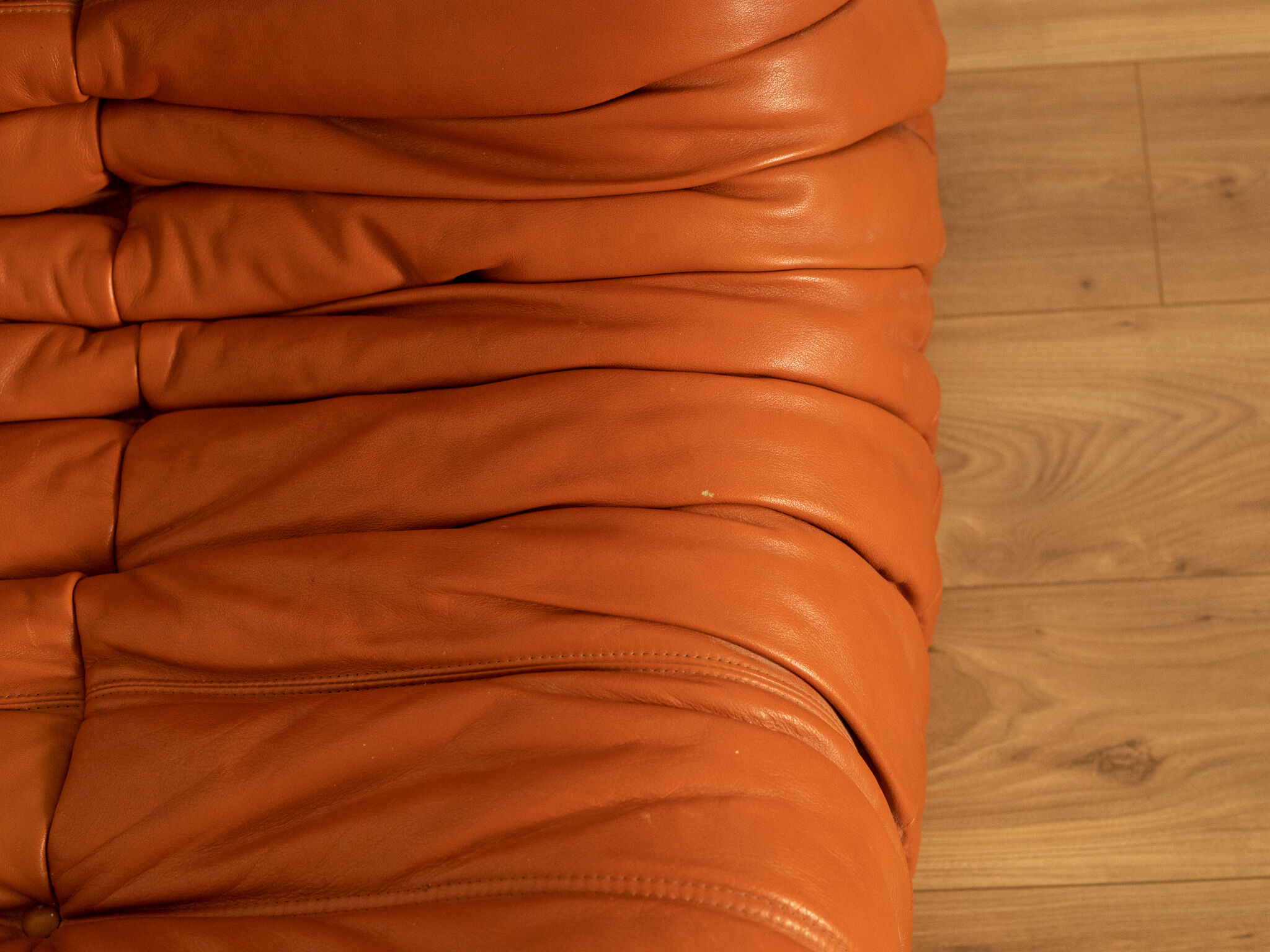 Togo leather armchair by Michel Ducaroy for Ligne Roset