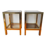 Pair of vintage 1970s side tables