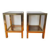 Pair of vintage 1970s side tables