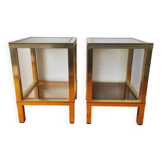 Pair of vintage 1970s side tables