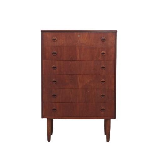 Teak chest of drawers, Danish design, 60s, made in Denmark