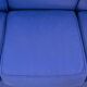 Cassina LC2 3seat Sofa by Charlotte Perriand, Le Corbusier and Pierre Jeanneret in blue fabrics