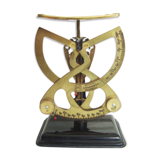 Balance de lettres ancienne original Columbus Bilateral vers 1930