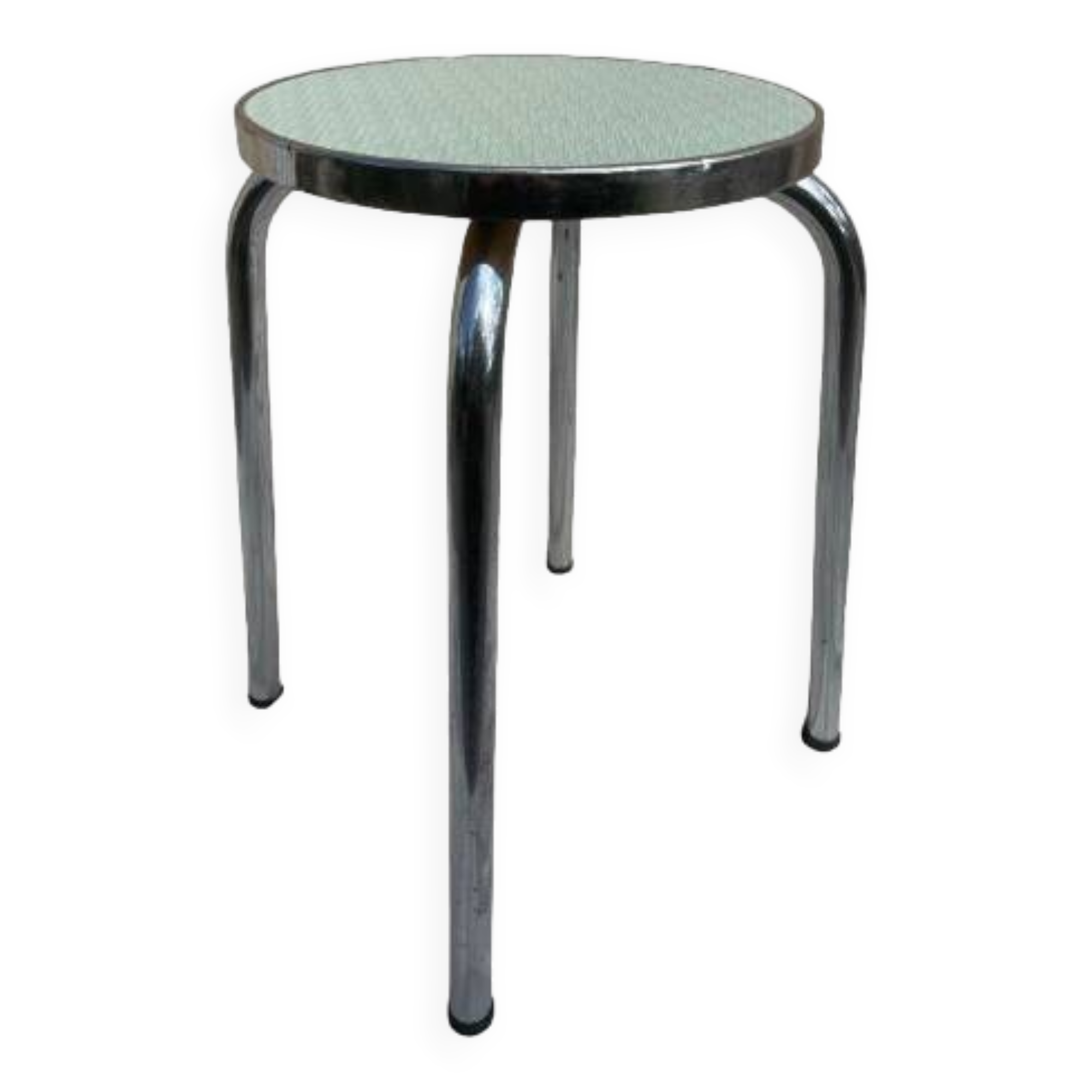 Formica and metal stool