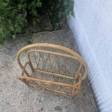 Bamboo magazine rack