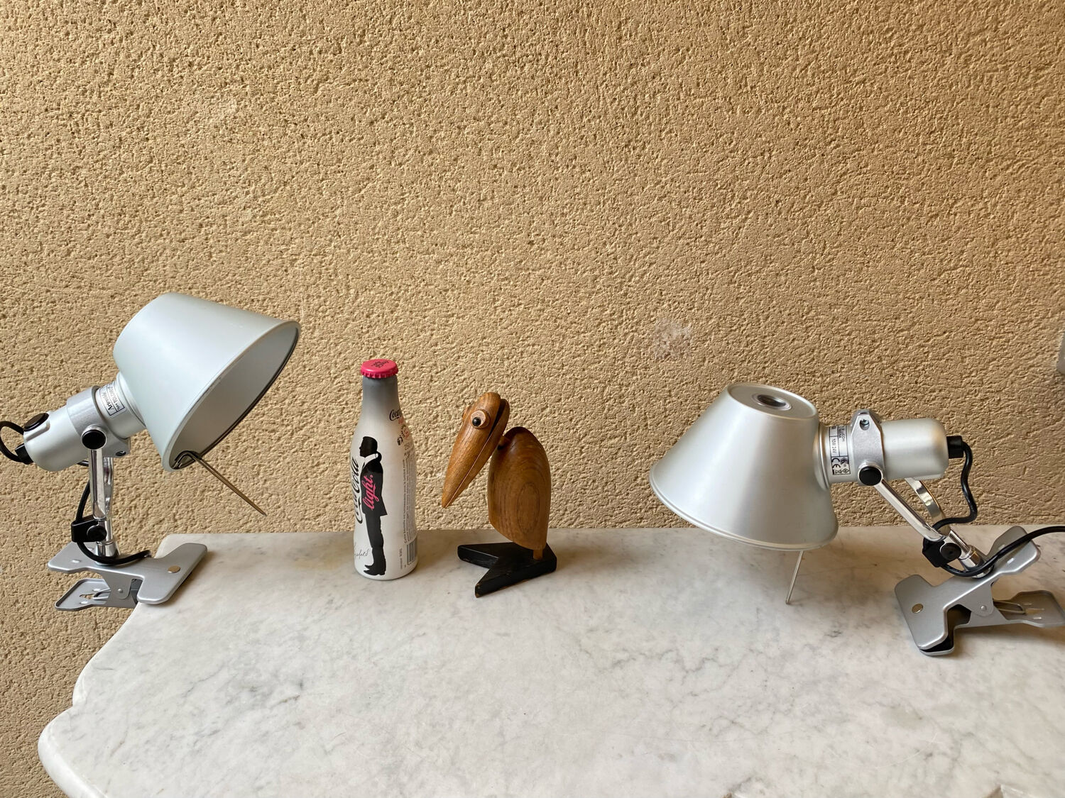 Lamp with clip Tolomeo Artemide Pinza led design Michele by Lucchi & Giancarlo Fassina