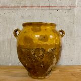 Yellow grease pot