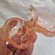 1970 pink glass salt cellars