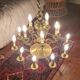 Lustre monumental en bronze