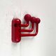 Postmodern Italian folding coat rack by Patrizia Angeloni for Confalonieri, 1980s.