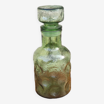 Vintage empoli style glass carafe