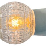 Plafonnier en porcelaine blanche vintage, années 1970