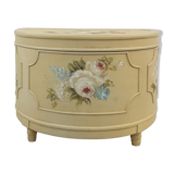 Half moon chest painted wooden