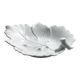 Celadon porcelain vine leaf dish by L. Michelaud, Limoges, 1930-50.