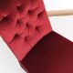Red padded toad chair