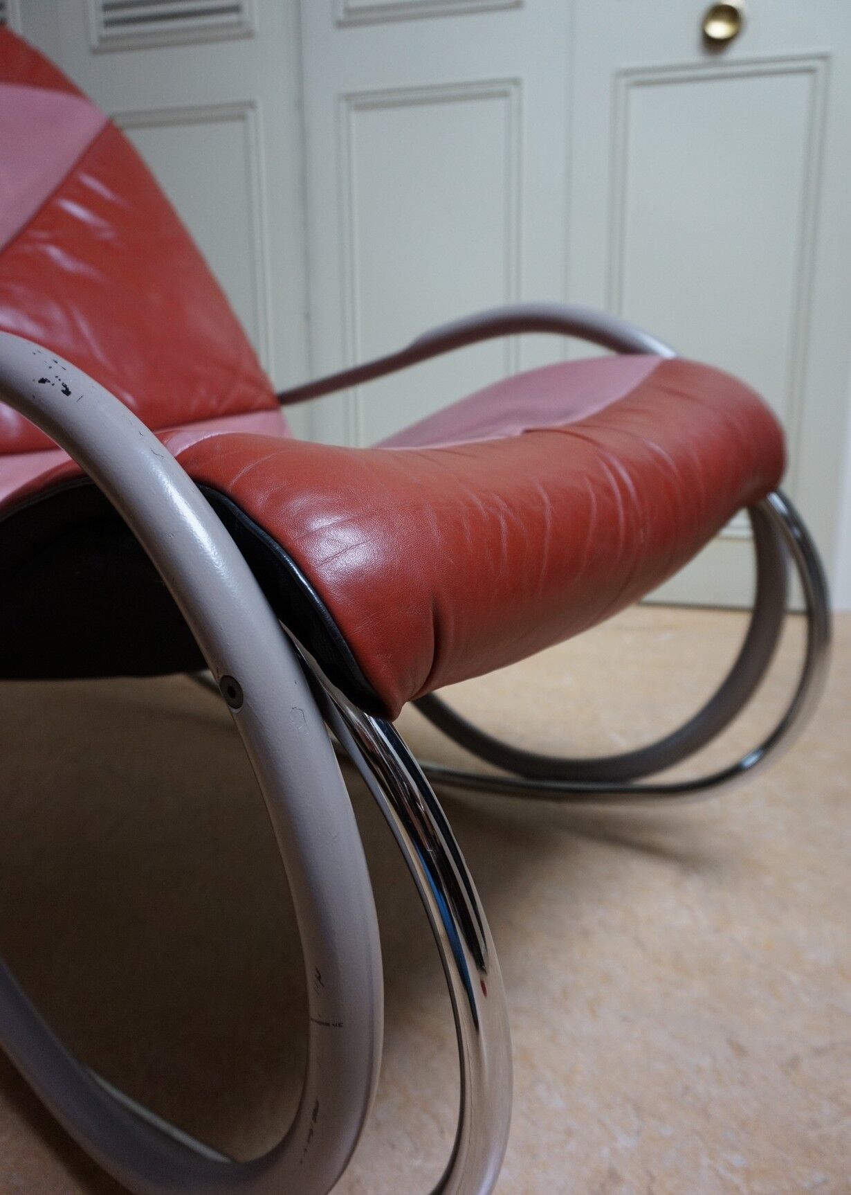 Swiss Nonna Rocking Chair by Paul Tuttle for Sträslle, 1970's