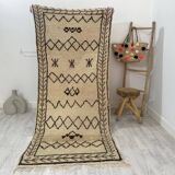 Handmade Moroccan Berber carpet 230 x 90 CM