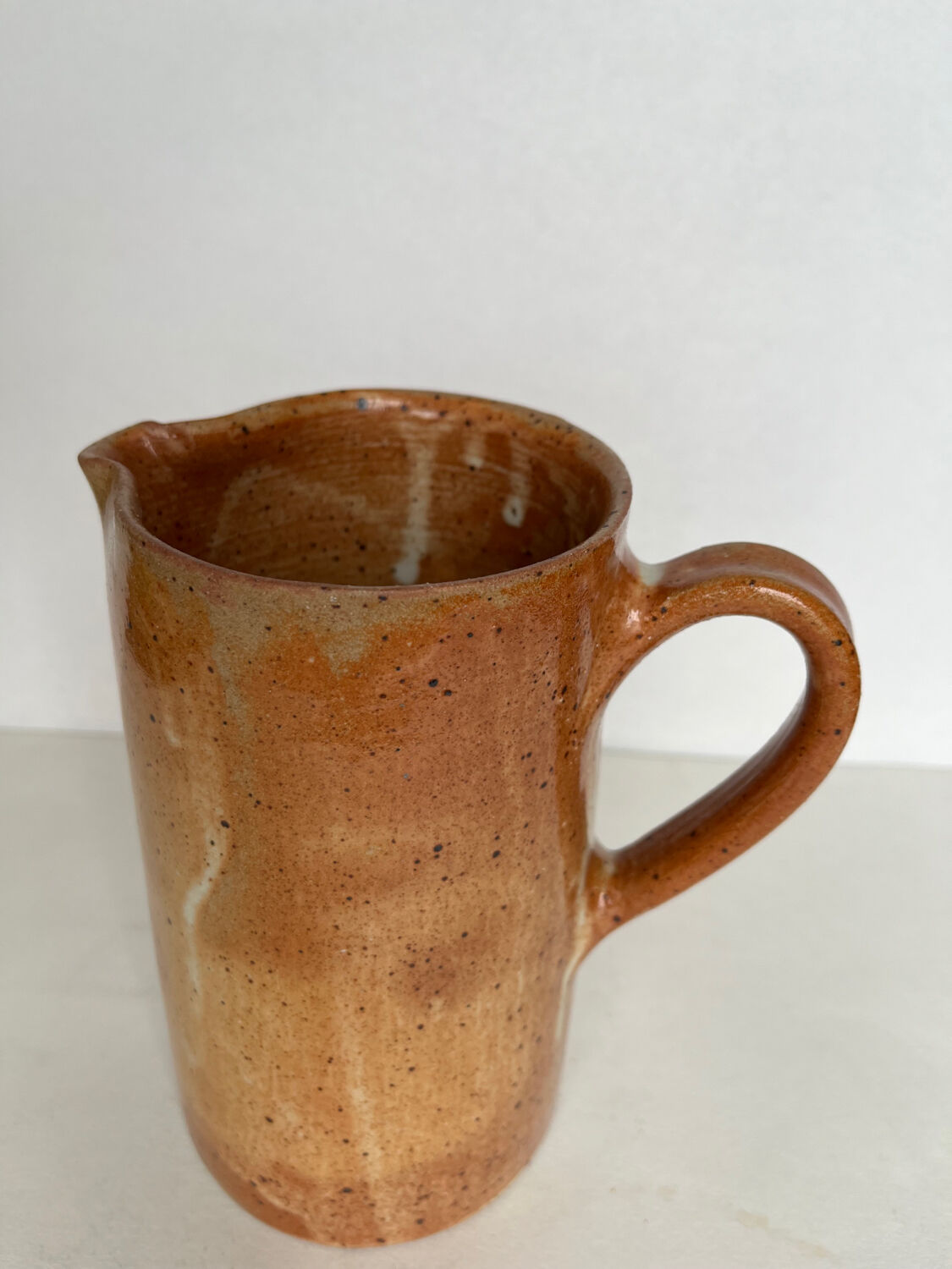 Stoneware pitcher