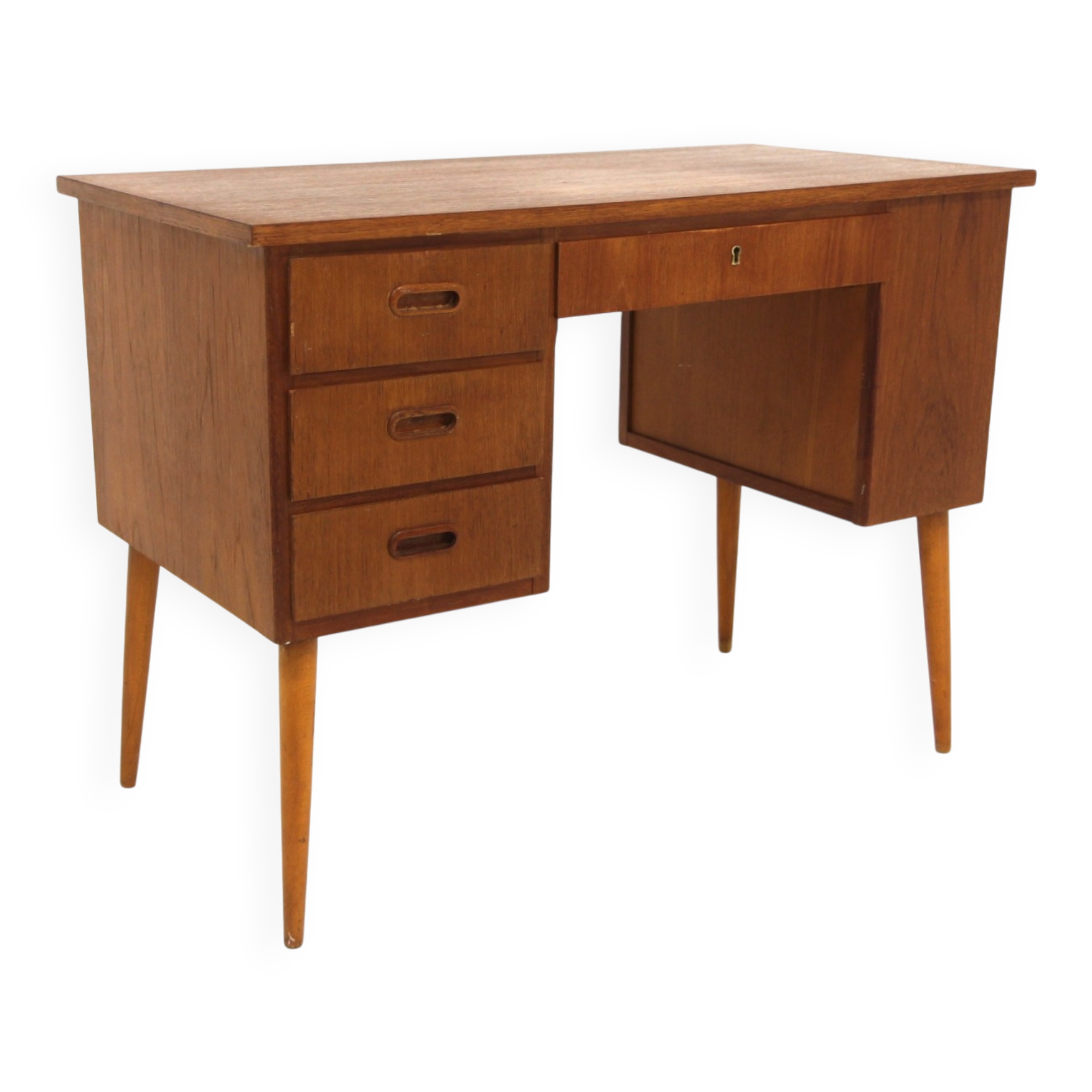 Bureau scandinave en teck, Suède, 1960