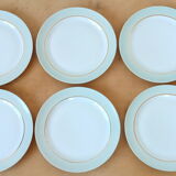 Six Limoges porcelain plates