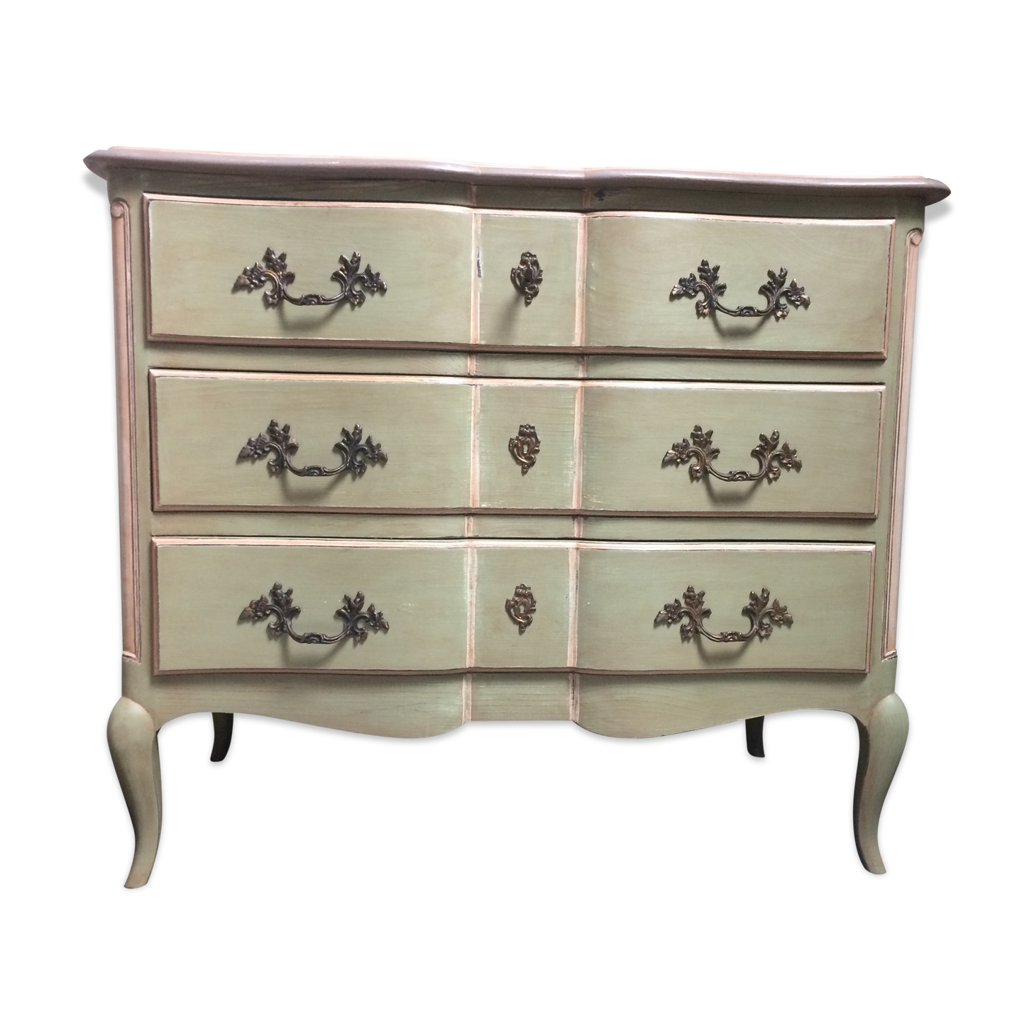 Chest of drawer Louis XV style crossbow