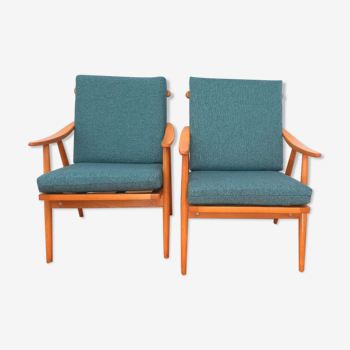 Czechoslovakian Armchairs from TON, 1960s, Set of 2