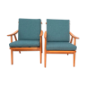 Czechoslovakian Armchairs from TON, 1960s, Set of 2