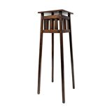 Art Deco Wooden Flower Stand Vintage, France 1930s