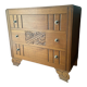 Commode art déco en chêne massif