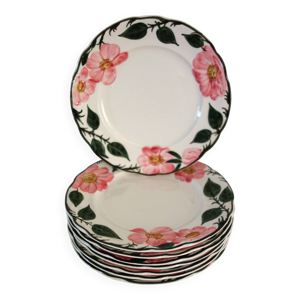 8 assiettes plates villeroy