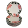 8 assiettes plates Villeroy & Boch "Wild rose", 1970