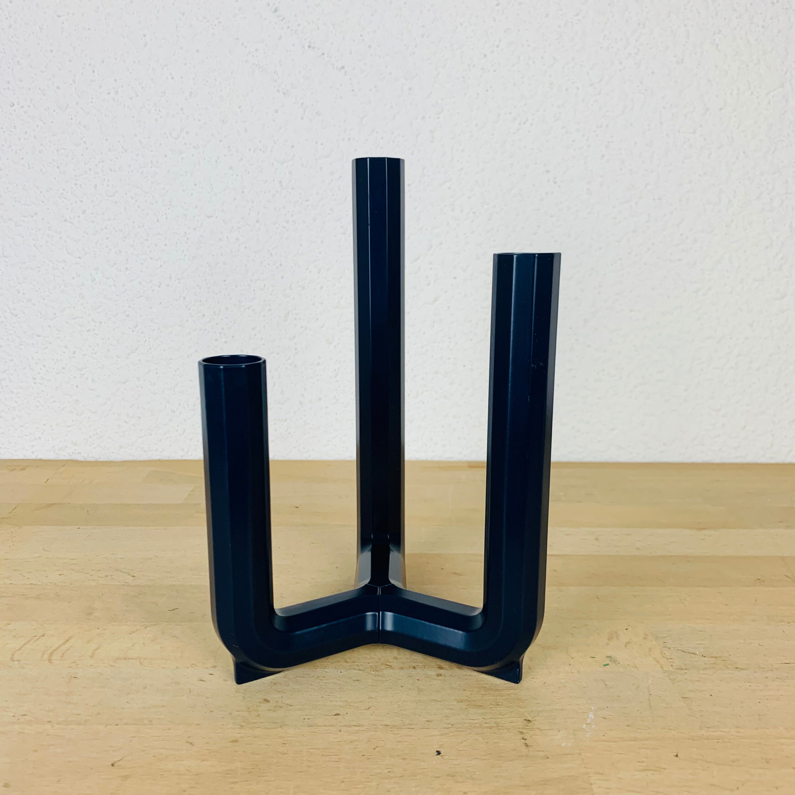 Design candle holder Henrik Preutz, PS 2017, for Ikea metal blue