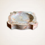 Rose marble ashtray