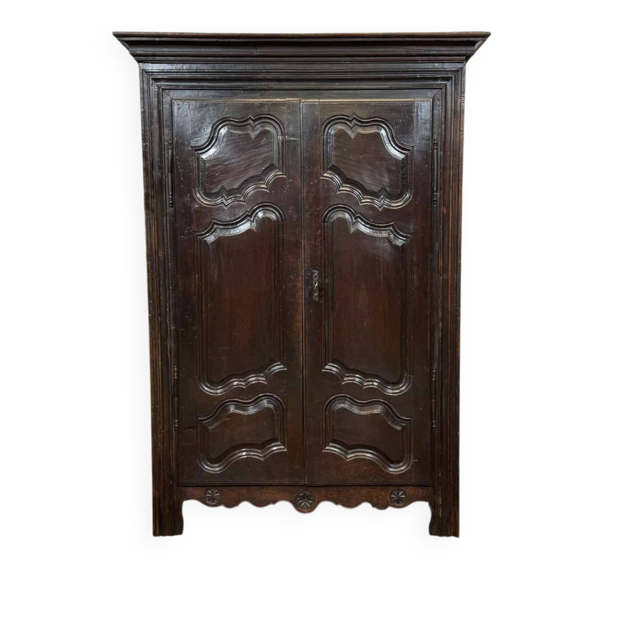 18th-century oak wardrobe