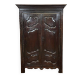 18th-century oak wardrobe