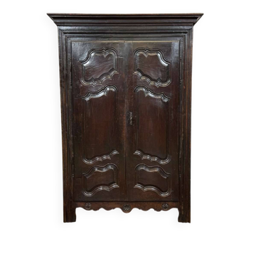 18th-century oak wardrobe