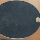 3 frames of dried flowers in curved glass