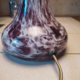 Lampe en verre de Murano améthyste