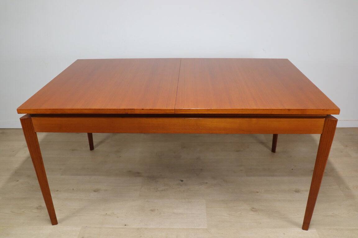 Vintage extendable teak dining table - 1960