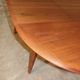 Scandinavian vintage teak dining table with 2 extension cords hidden by Svend Aage Madsen for Knudsen - Son, Denmark