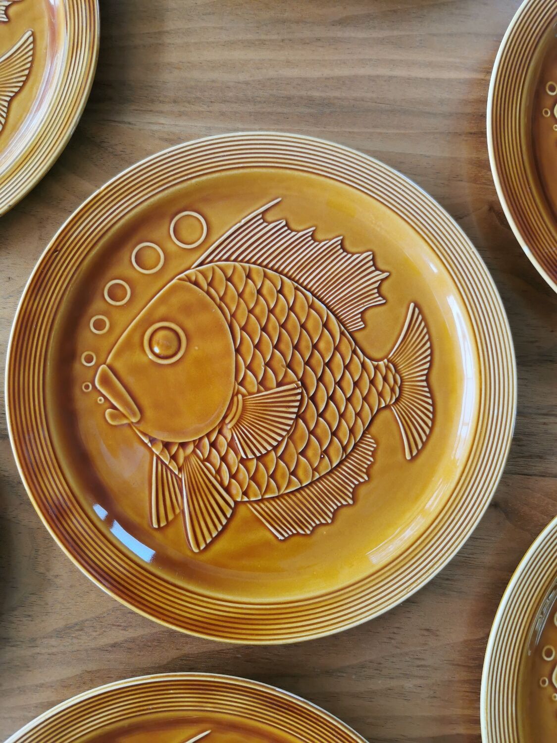 Vintage Segovia fish service
